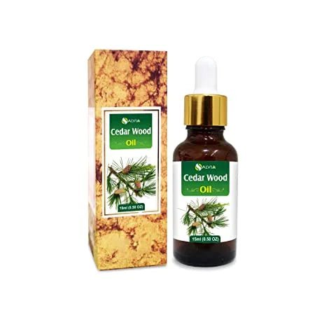 Salvia Natural Essential Oils,Dandruff,Greasy Oil,Acne,Anti-acne Oil,Oil for Greasy hair,Best Essential Oils for Hair 10ml Cedarwood Oil (Juniperus virginiana) 100% Natural Essential Oil Undiluted Therapeutic Grade Eases Stress, Kills Pests, Hair Growth, Skin Benefits, & More